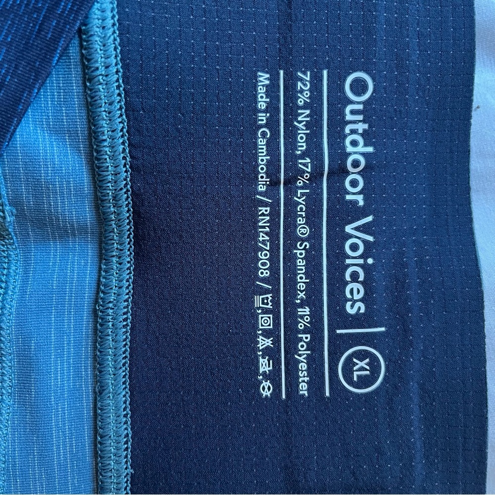 Outdoor Voices Cropped Leggings - Size XL - Picture 4 of 5